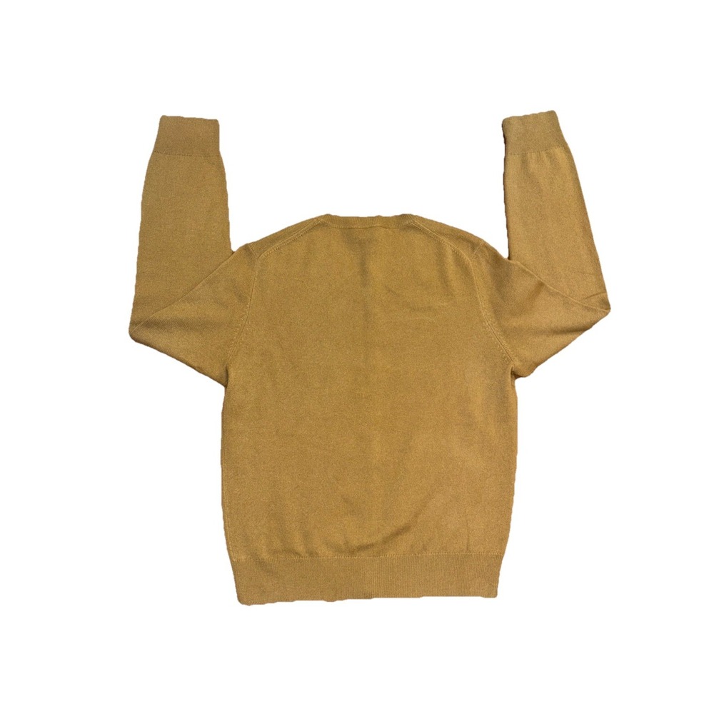TSE 100% Cashmere Cardigan Brown Golden Brown Sz Medium Classic - Picture 7 of 7